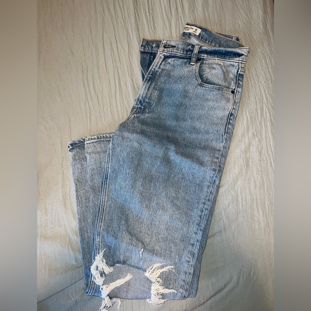 Abercrombie & Fitch ultra high rise 90's straight jeans